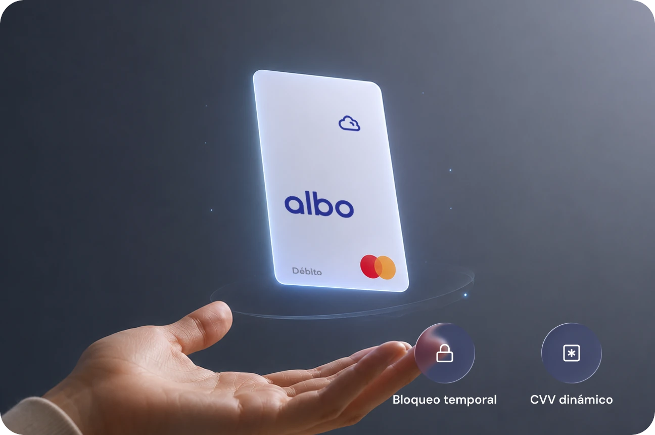 Tarjeta virtual albo
